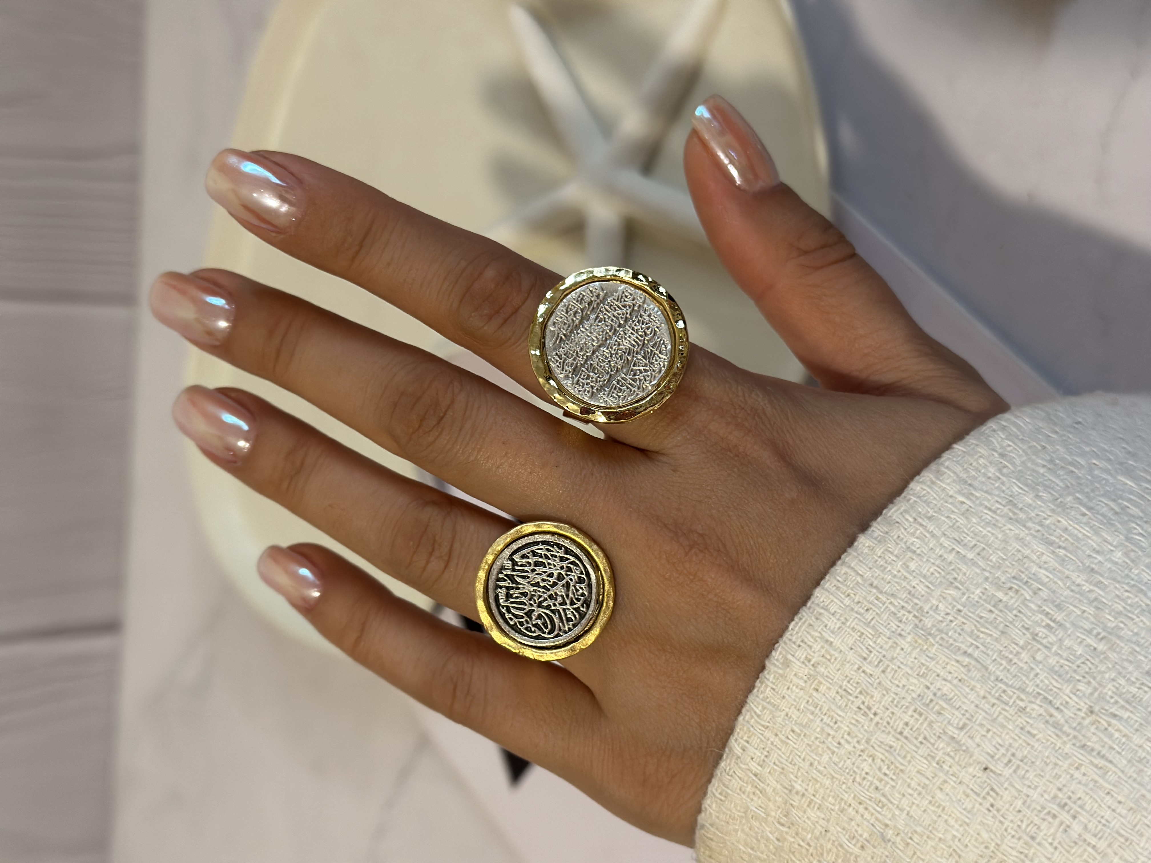 انگشتر زنانه ونیکاد و الله ورشو طلایی