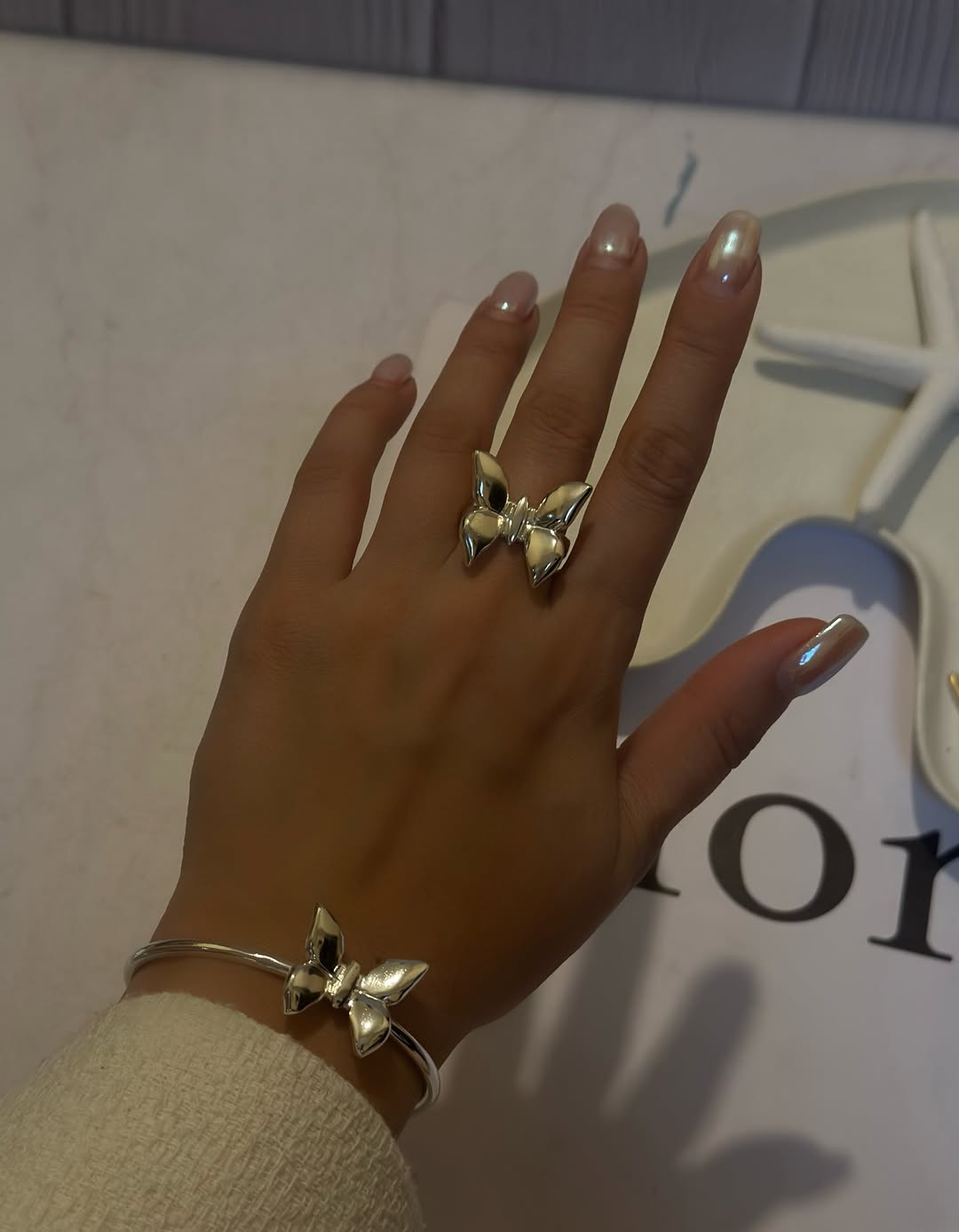 ست بدلیجات پروانه ای