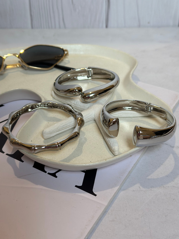 بنگل زنانه سیلور از بغل باز شو