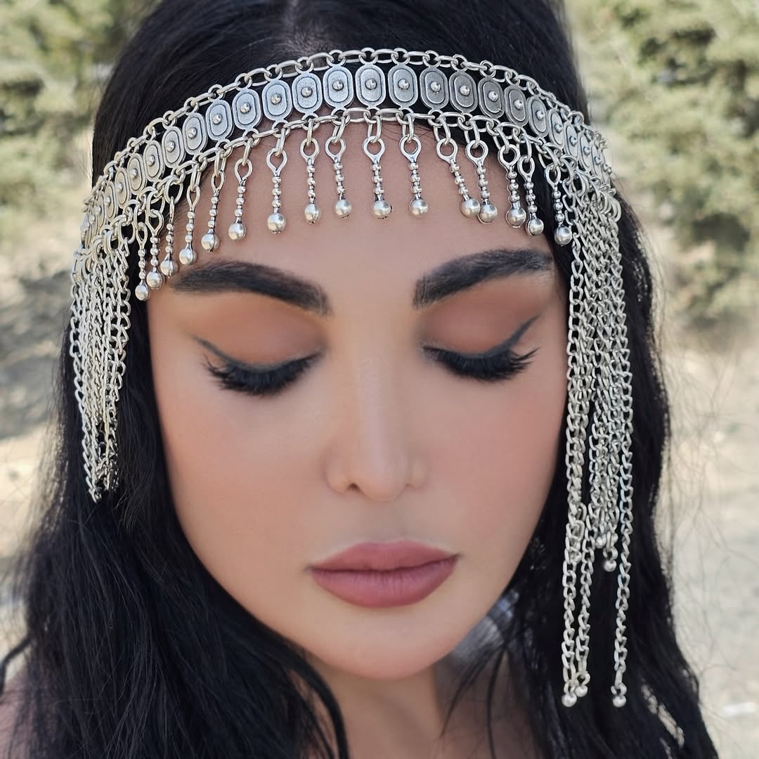 سربند زنانه ورشو نقره ای