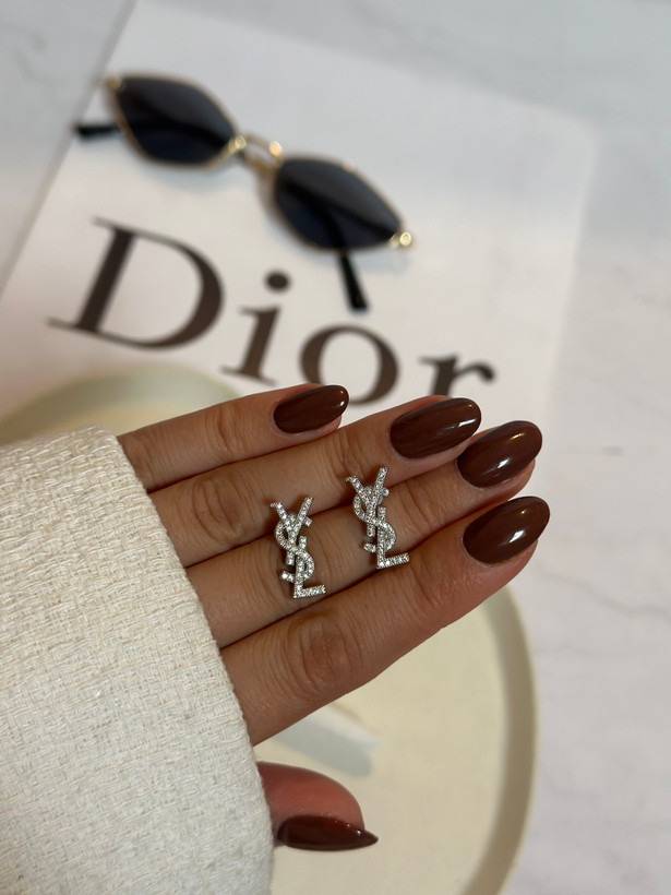 گوشواره برند Ysl