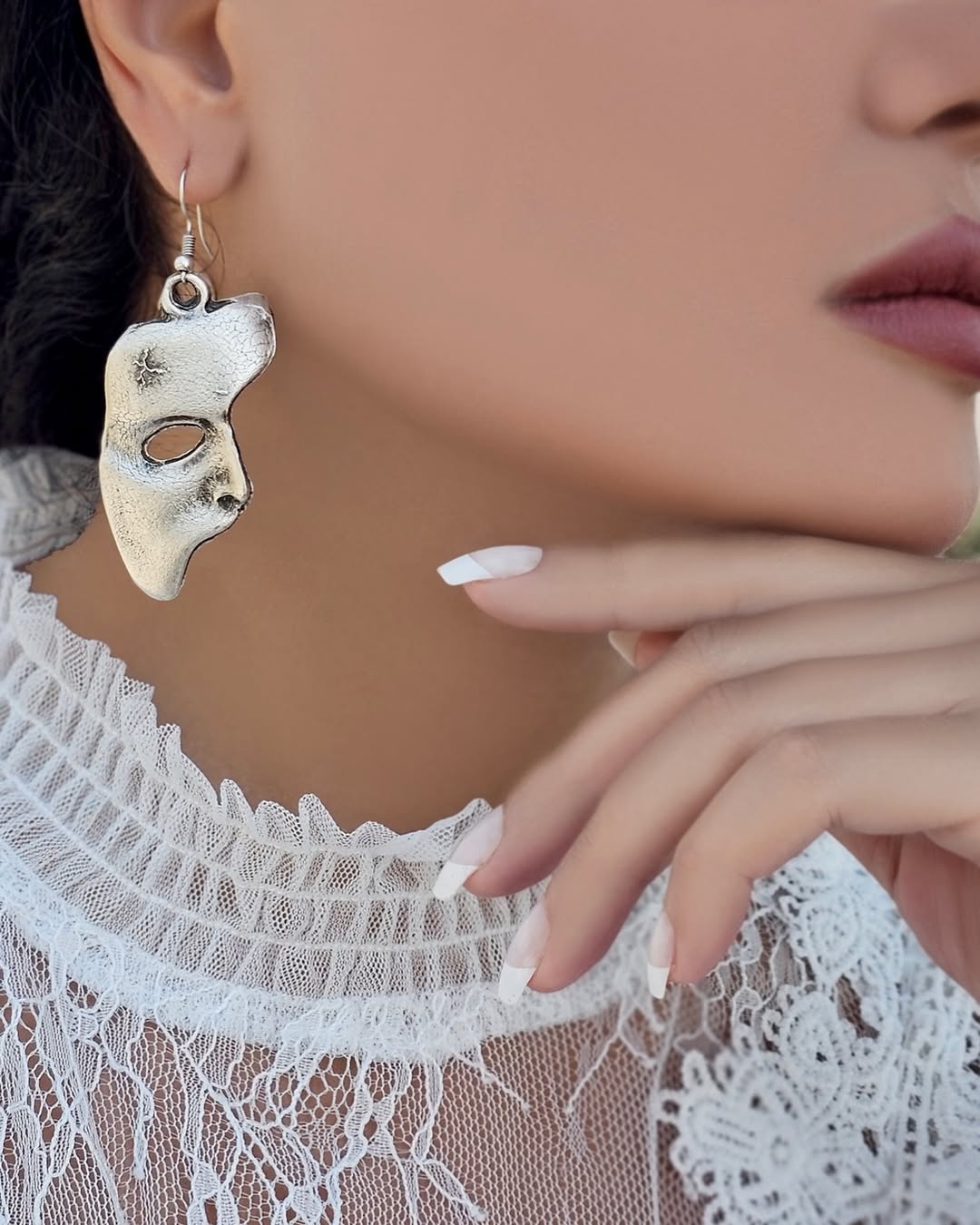 گوشواره ورشو طرح صورت