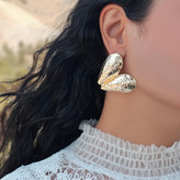 گوشواره زنانه قلب ورشوطلایی