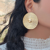 گوشواره زنانه دایره ای بزرگ