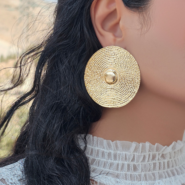 گوشواره زنانه دایره ای بزرگ