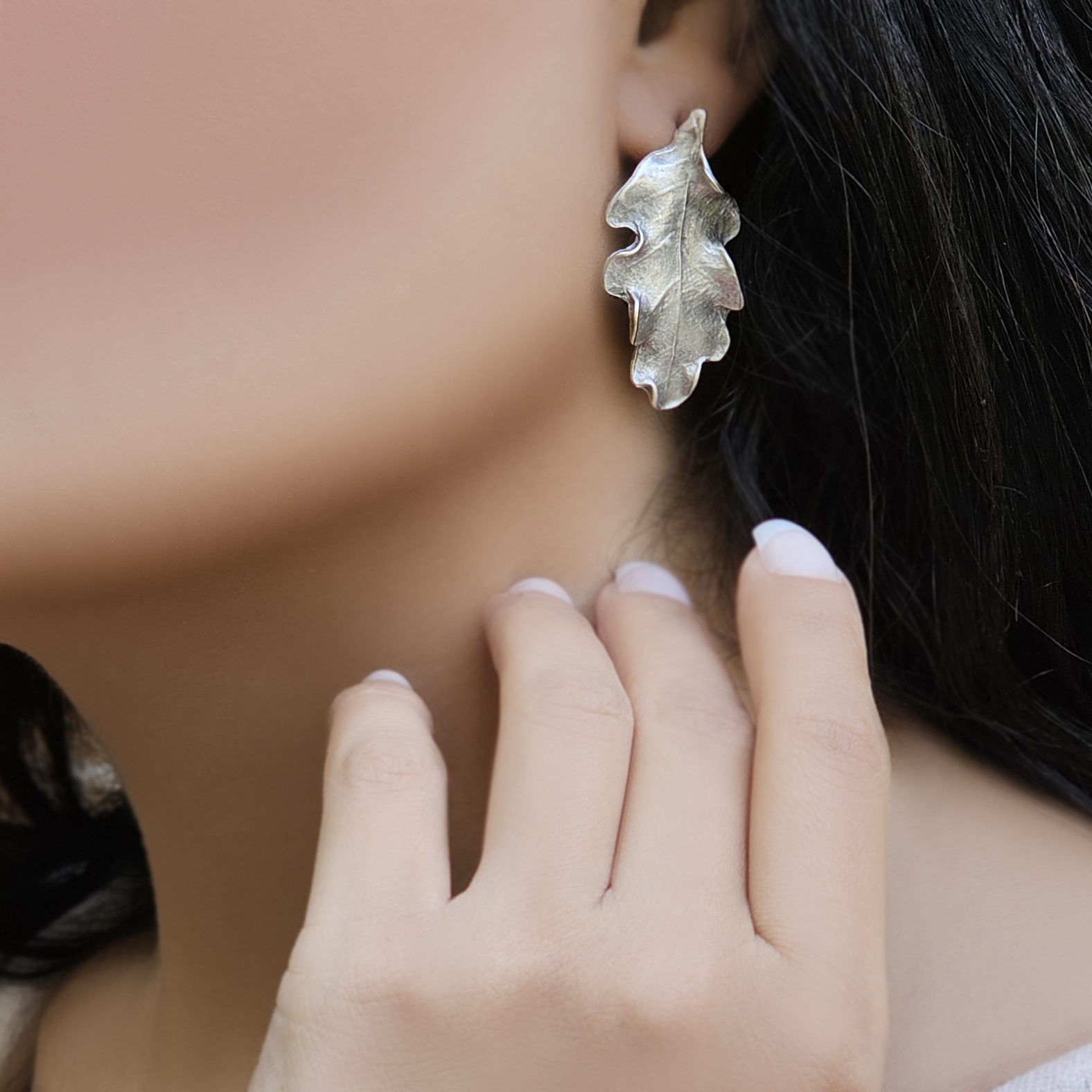 گوشواره برگ پاییزی