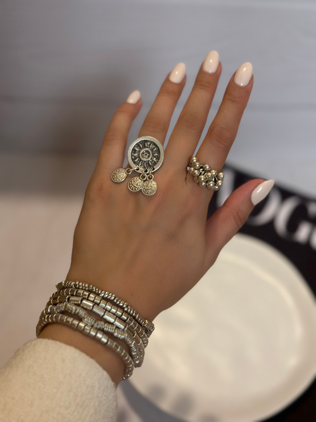 دستبند کشی نقره ای ورشو