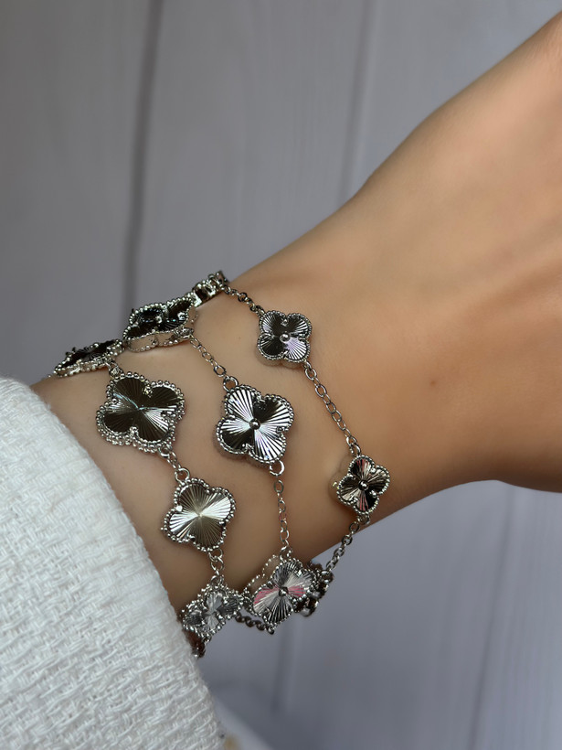 دستبند زنانه ونکلیف سیلور تراش