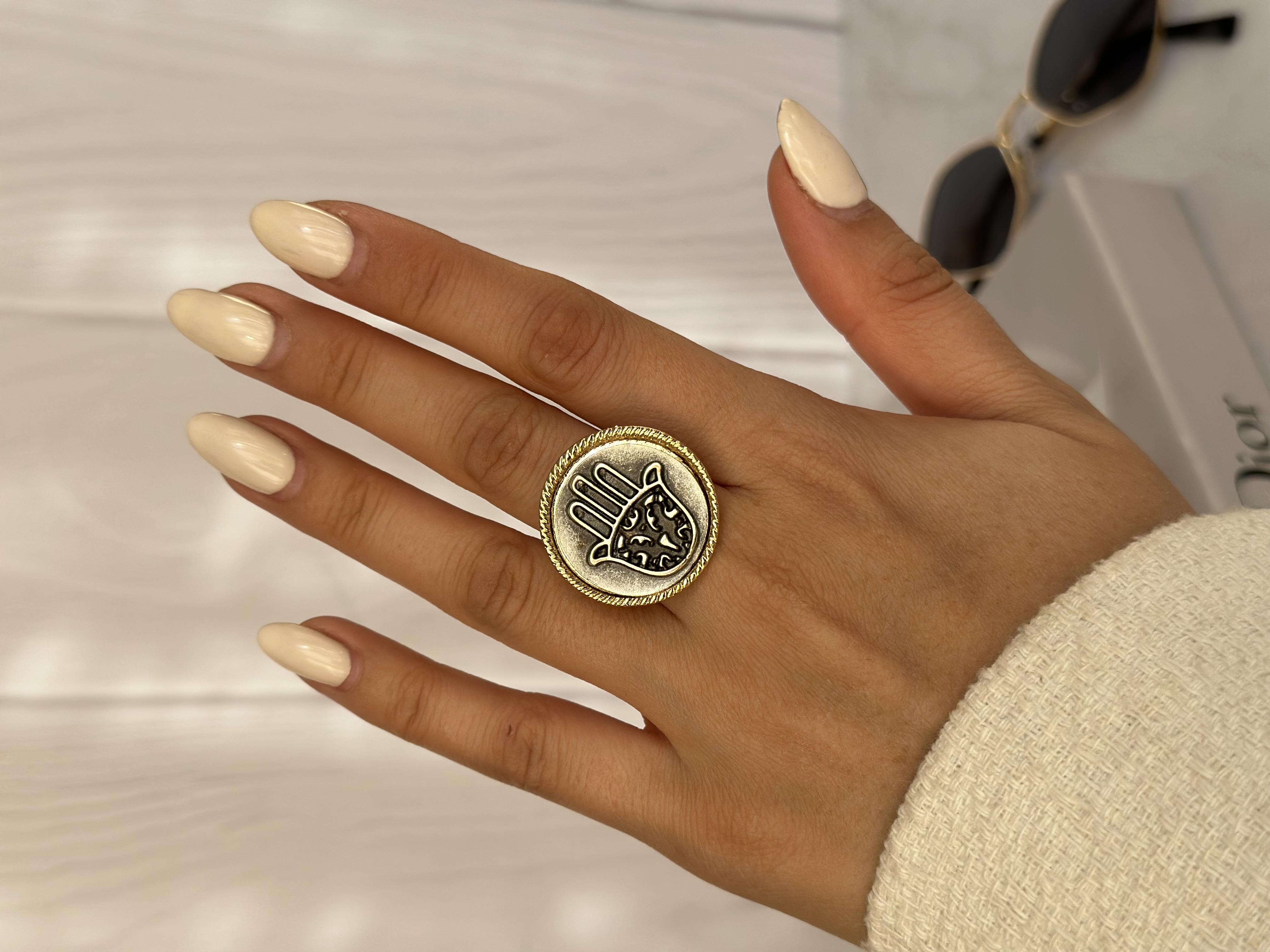 انگشتر زنانه نوشته دار قرانی