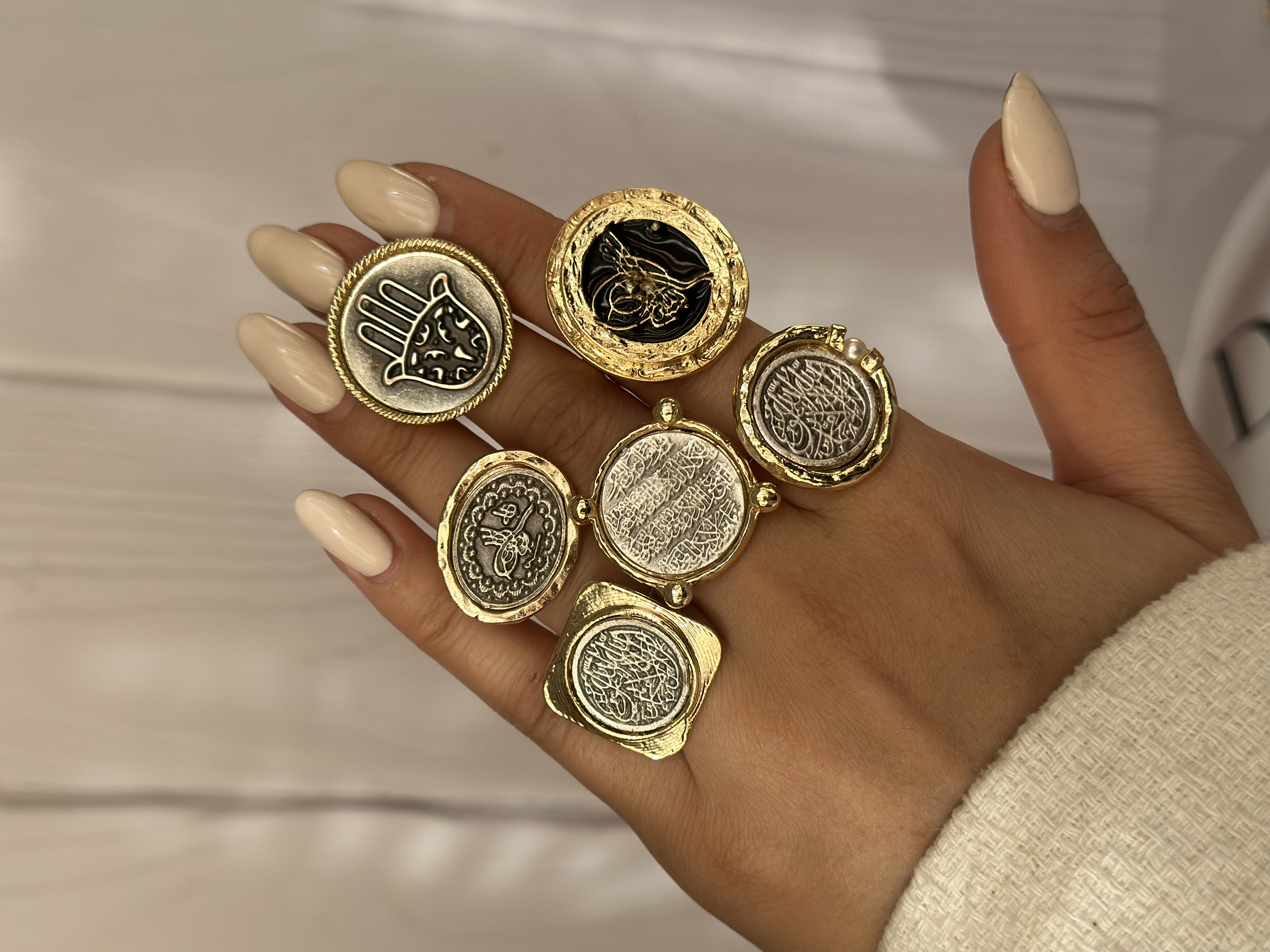 انگشتر زنانه قرانی ورشو طلایی