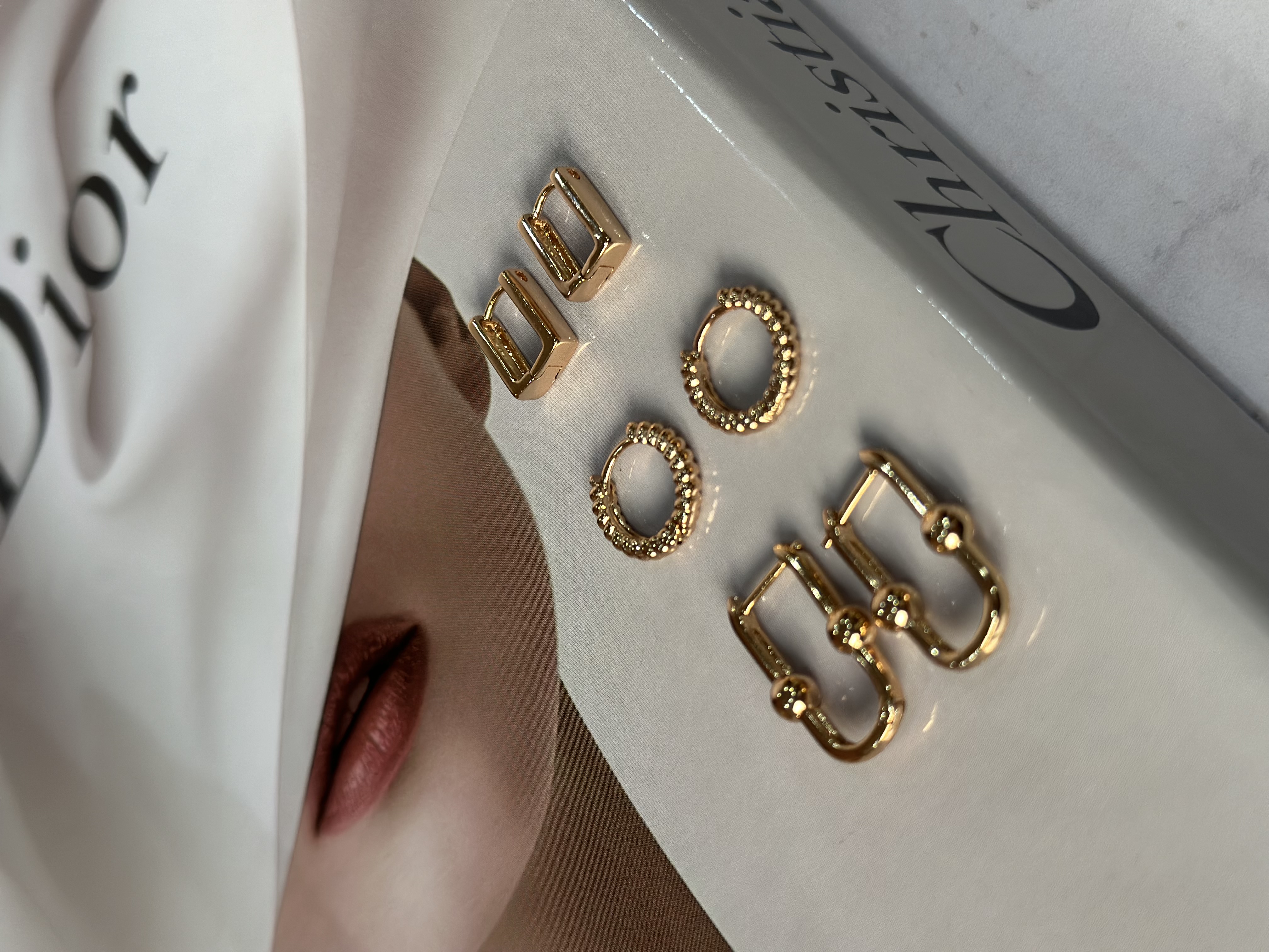 گوشواره زنانه ژوپینگ طرح طلا