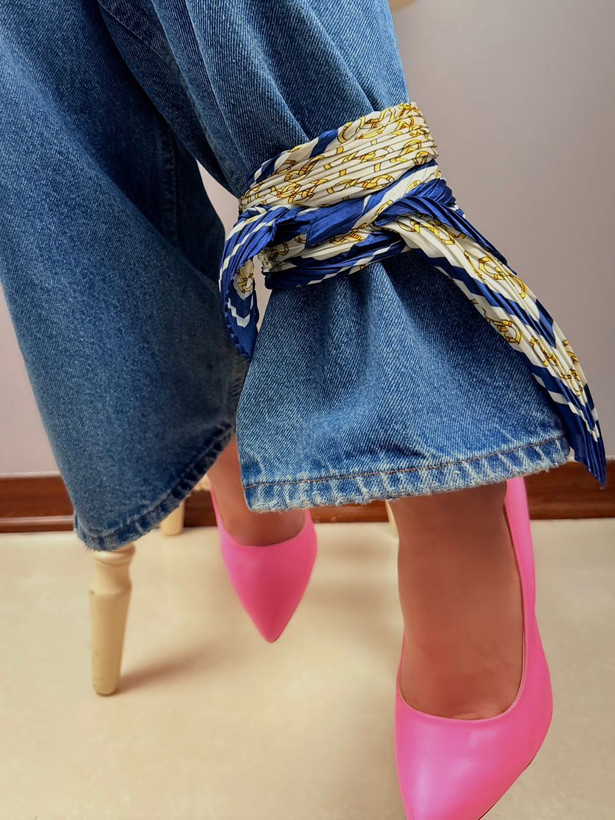 مینی اسکارف سورمه ای